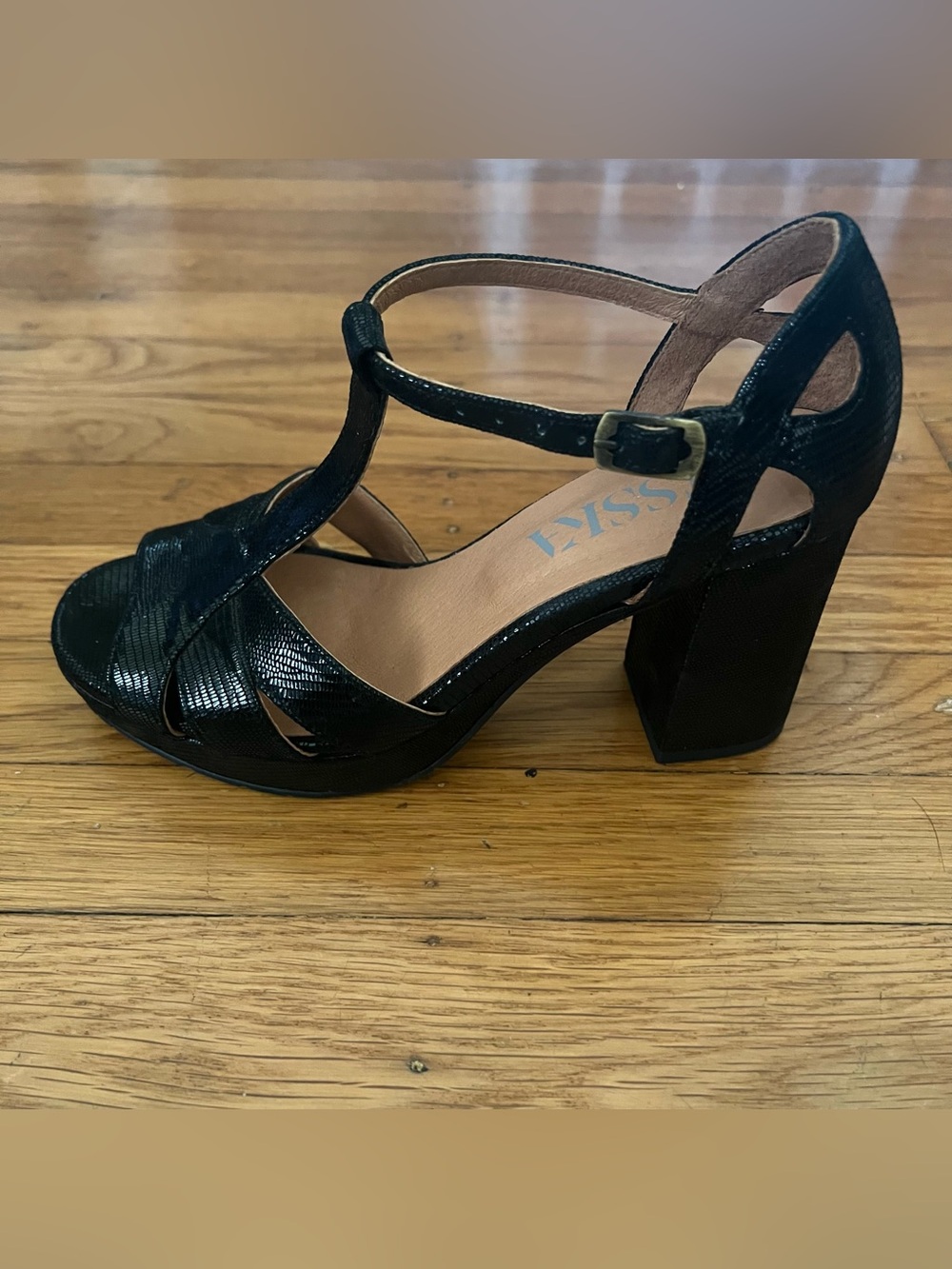 ESSKA Valerie Metallic High Heel Sandal Black 38